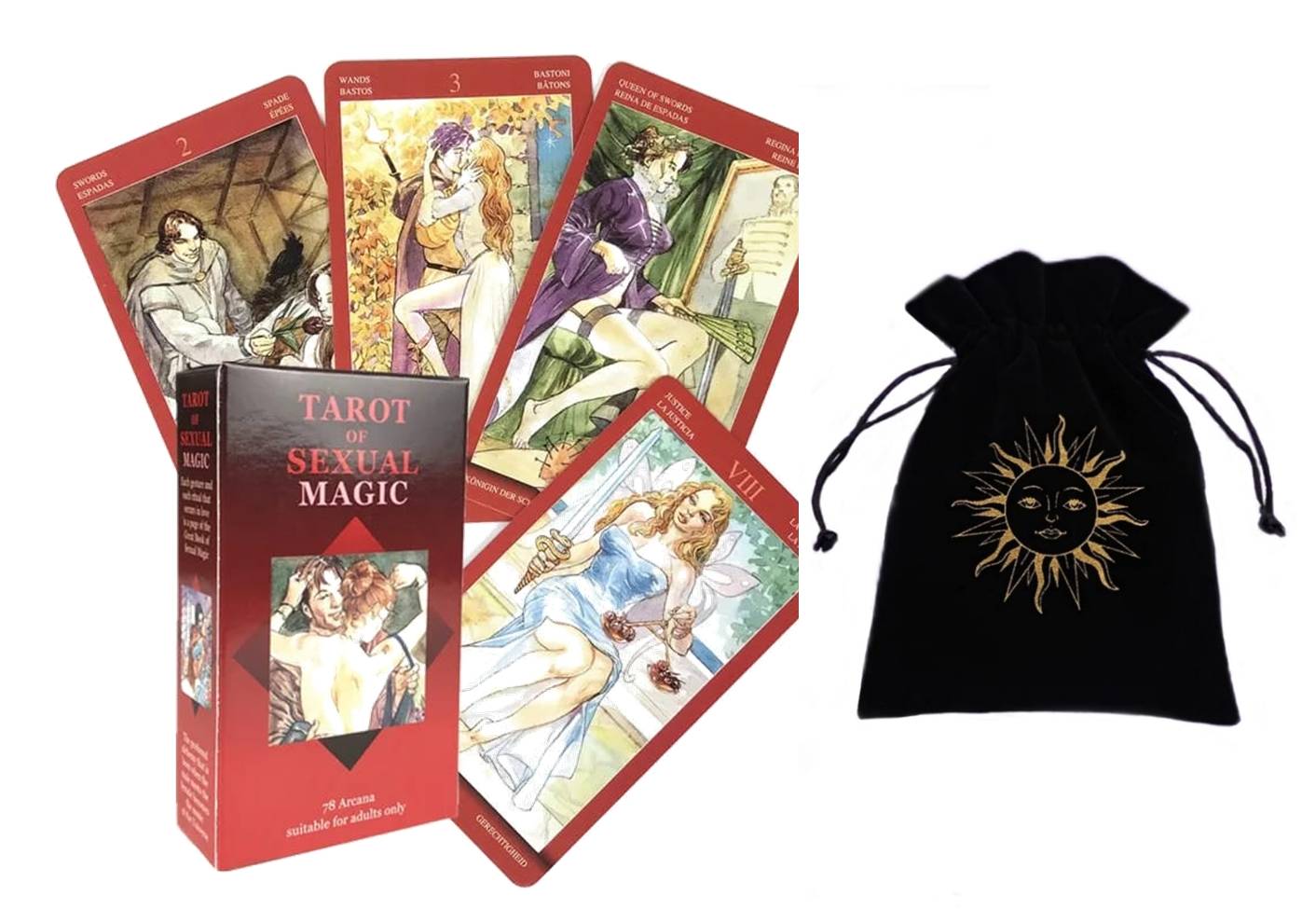 cartas del TAROT OF SEXUAL MAGIC