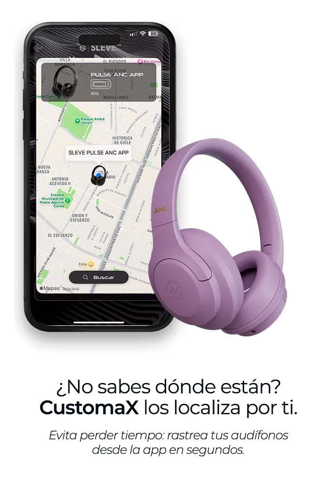 Audífonos Bluetooth Sleve Pulse ANC 2 Gen