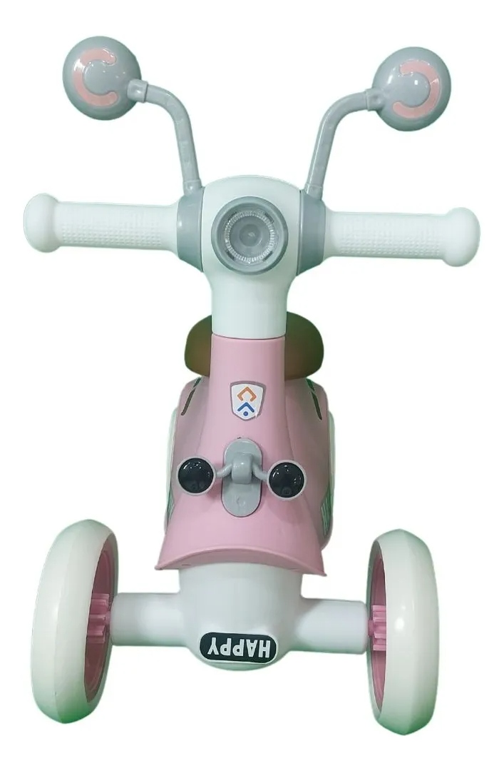Andador infantil con diseño de auto caracol