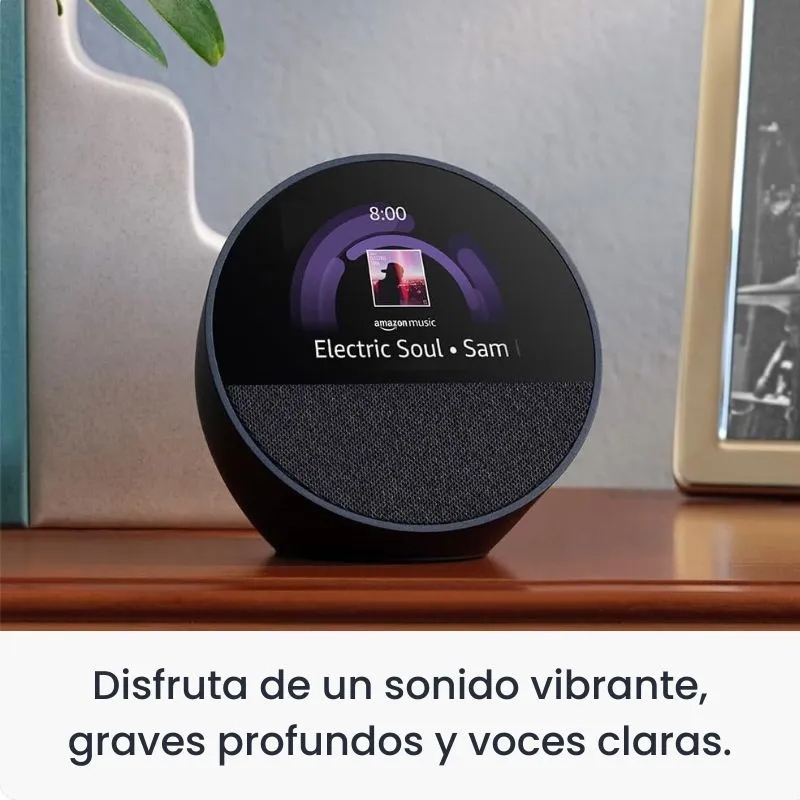 AMAZON Amazon Echo Spot 2024 Alexa Reloj Inteligente Pantalla