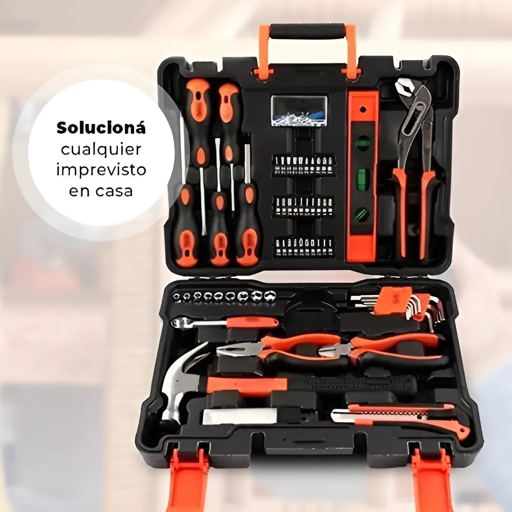 Set herramientas Black Decker 153 piezas