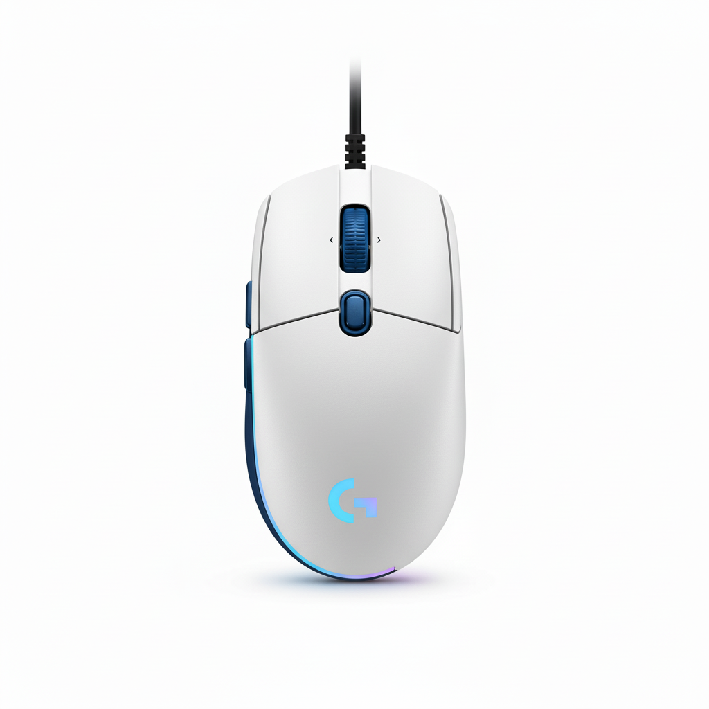 Mouse gamer Logitech G203 Lightsync RGB color lila