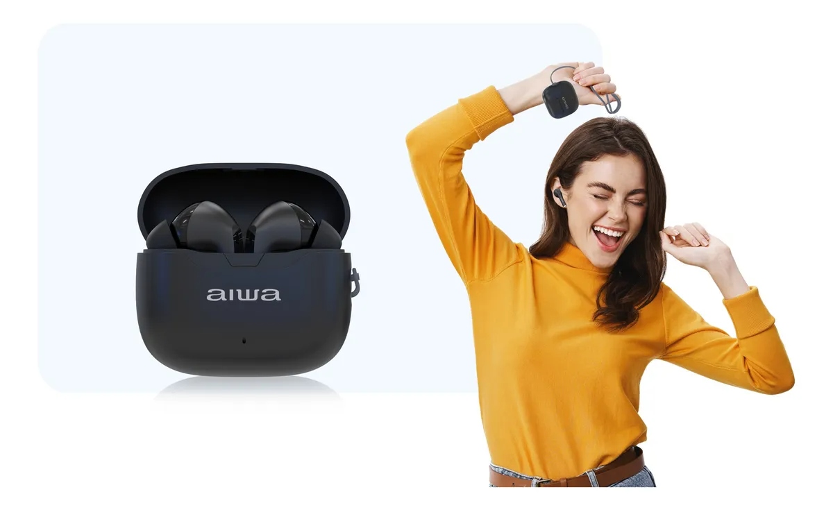 Audífono Aiwa táctil con cancelación de ruido AW-TWSG50ANC