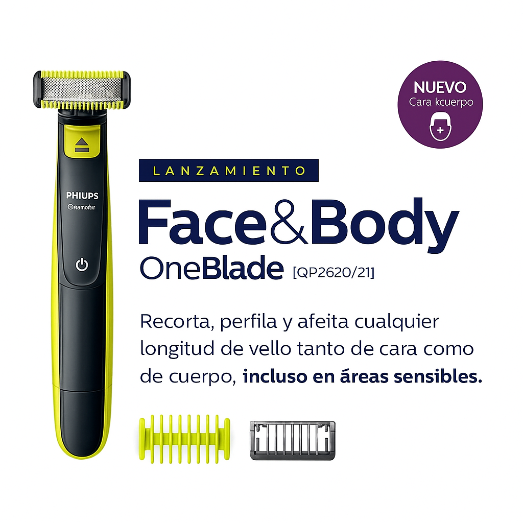 Afeitadora Philips OneBlade QP2724