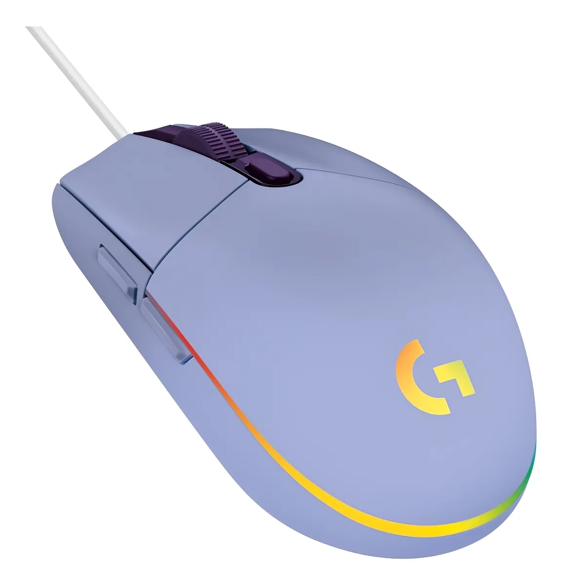 Mouse Logitech G203 Lightsync RGB para setup gamer