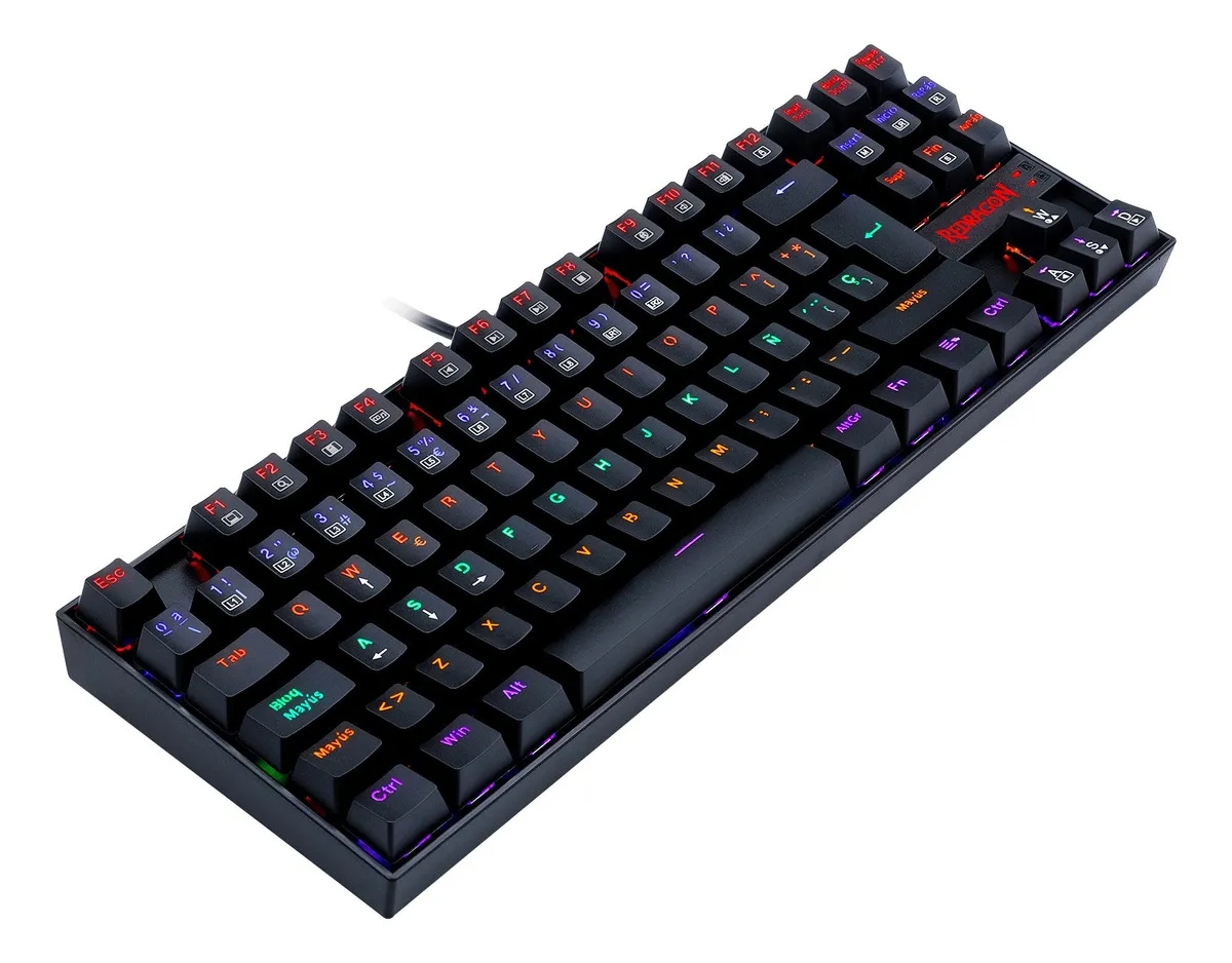 Teclado Gamer Redragon Kumara K552 RGB Mecánico