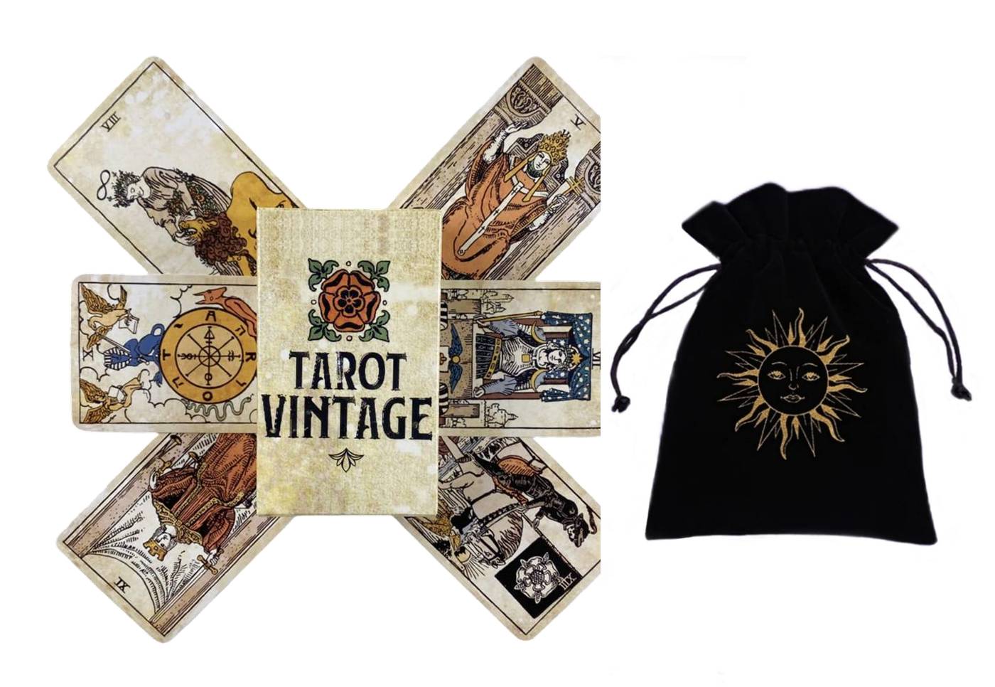 cartas del RIDER TAROT VINTAGE